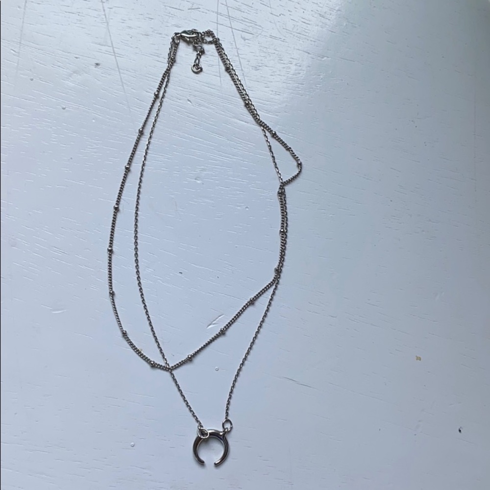 Brandy Melville double chain necklace
